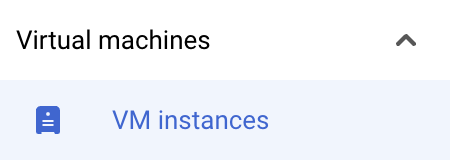 GCP vm instances